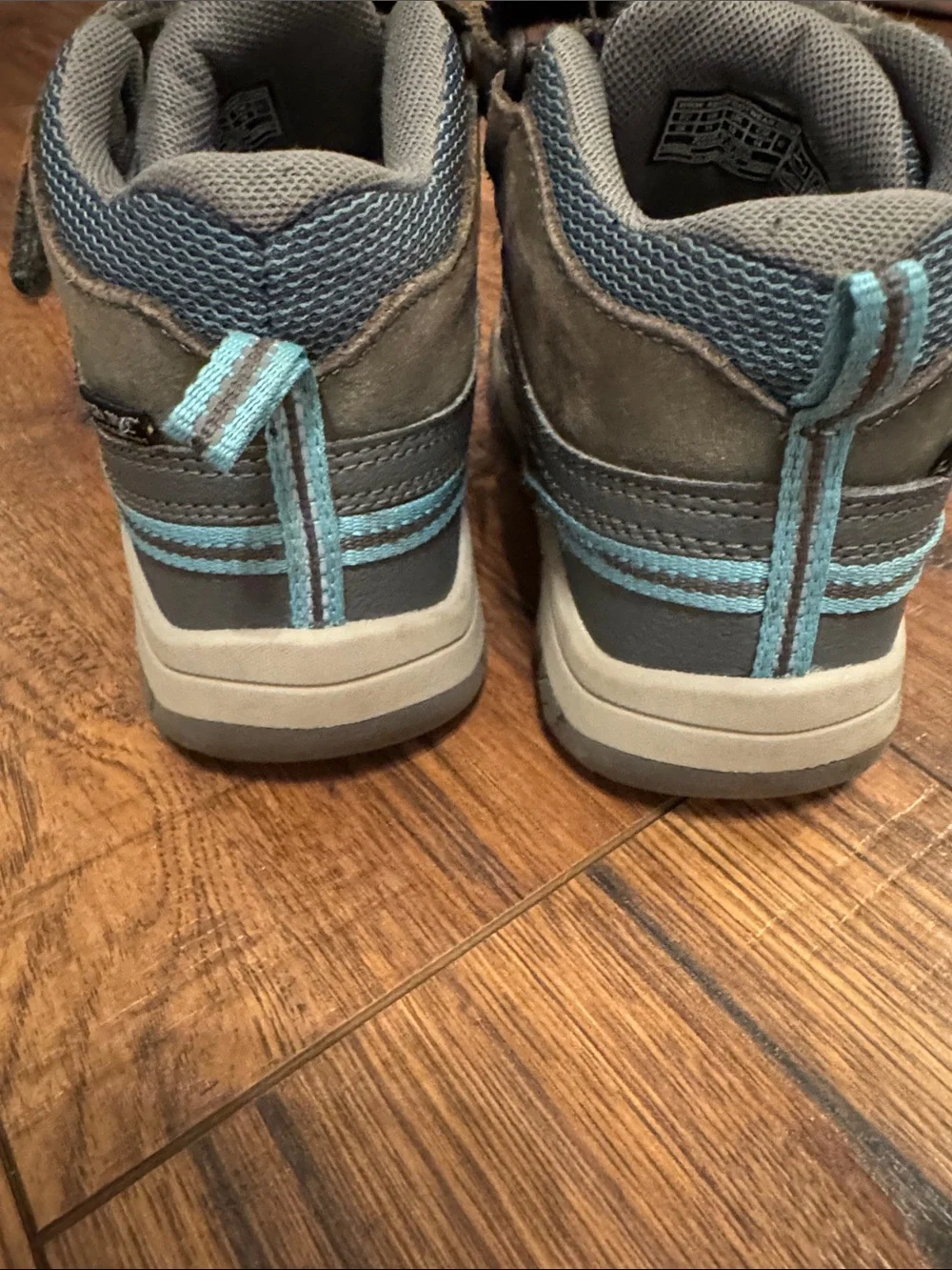 Keen Kids' Gray and Blue Hiking Boots